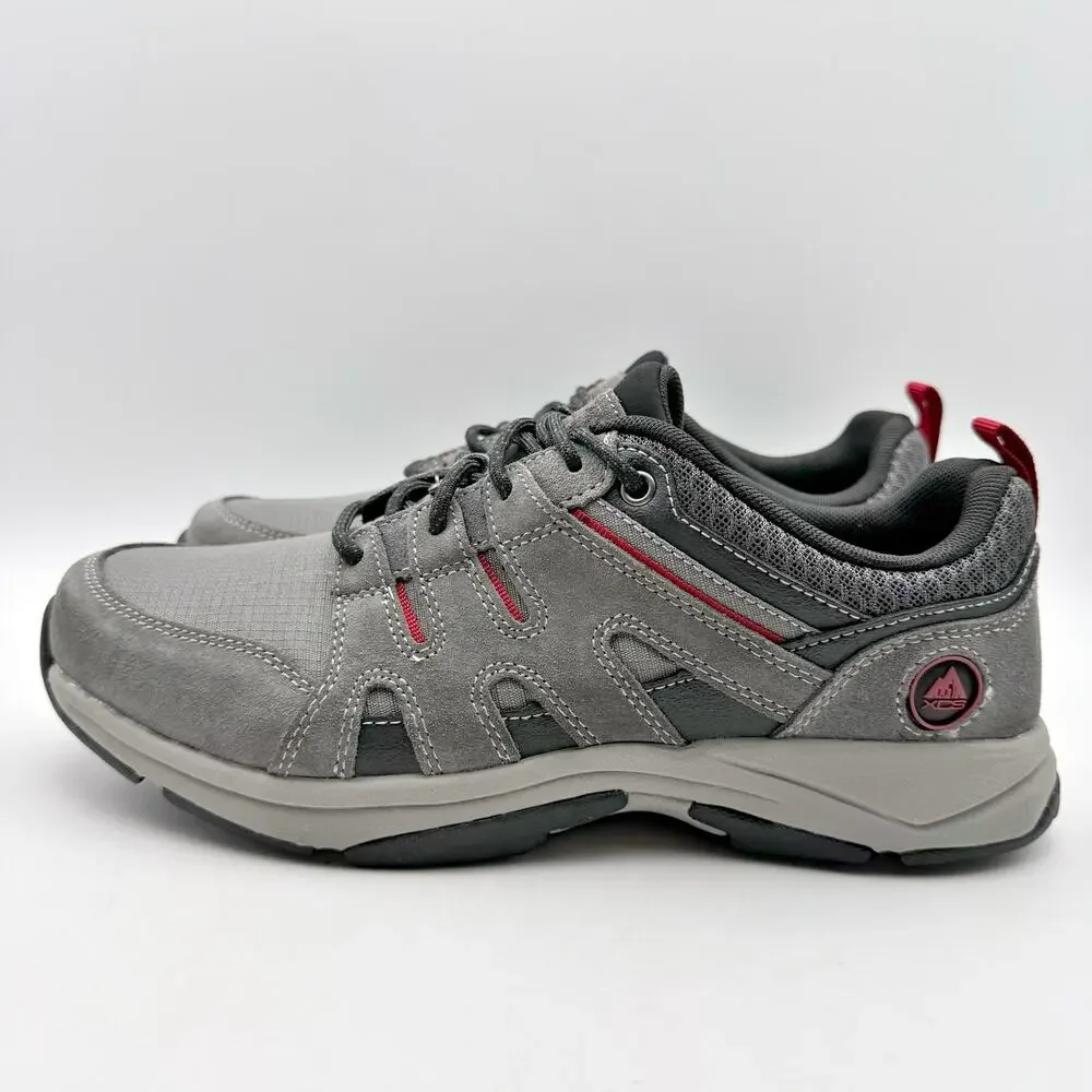 Rockport Mens Chranson Sport Lace Up Sneakers US 7.5 Grey Suede Athletic NWOB